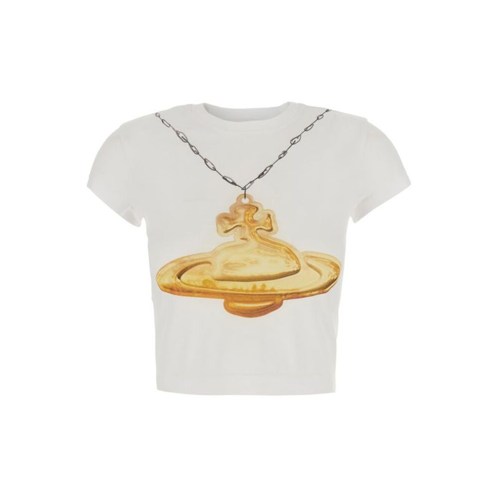 Vivienne Westwood Women Gold Orb Baby Peru T-Shirt